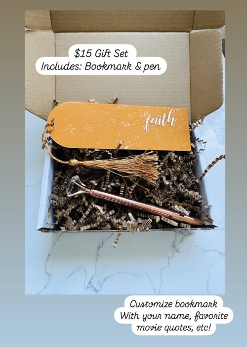 Bookmark I Pen I Gift Set I Customizable